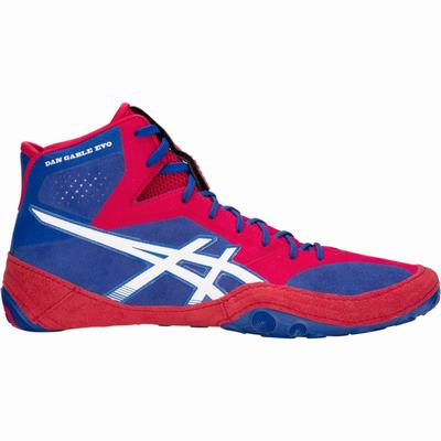 Férfi Asics Dan Gable Evo Birkózó Cipő AS1059327 Kék/Fehér